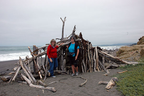 Beachcombing on Moonstone Beach 002.JPG